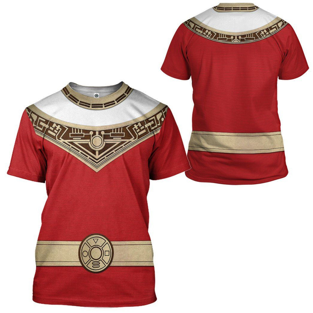 Power Rangers Zeo Red - Cosplay Costume Hoodie QT309032
