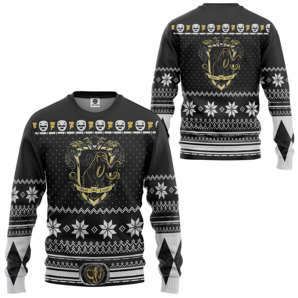 Black Power Ranger Christmas Custom Tshirt Hoodie QT212266Hc