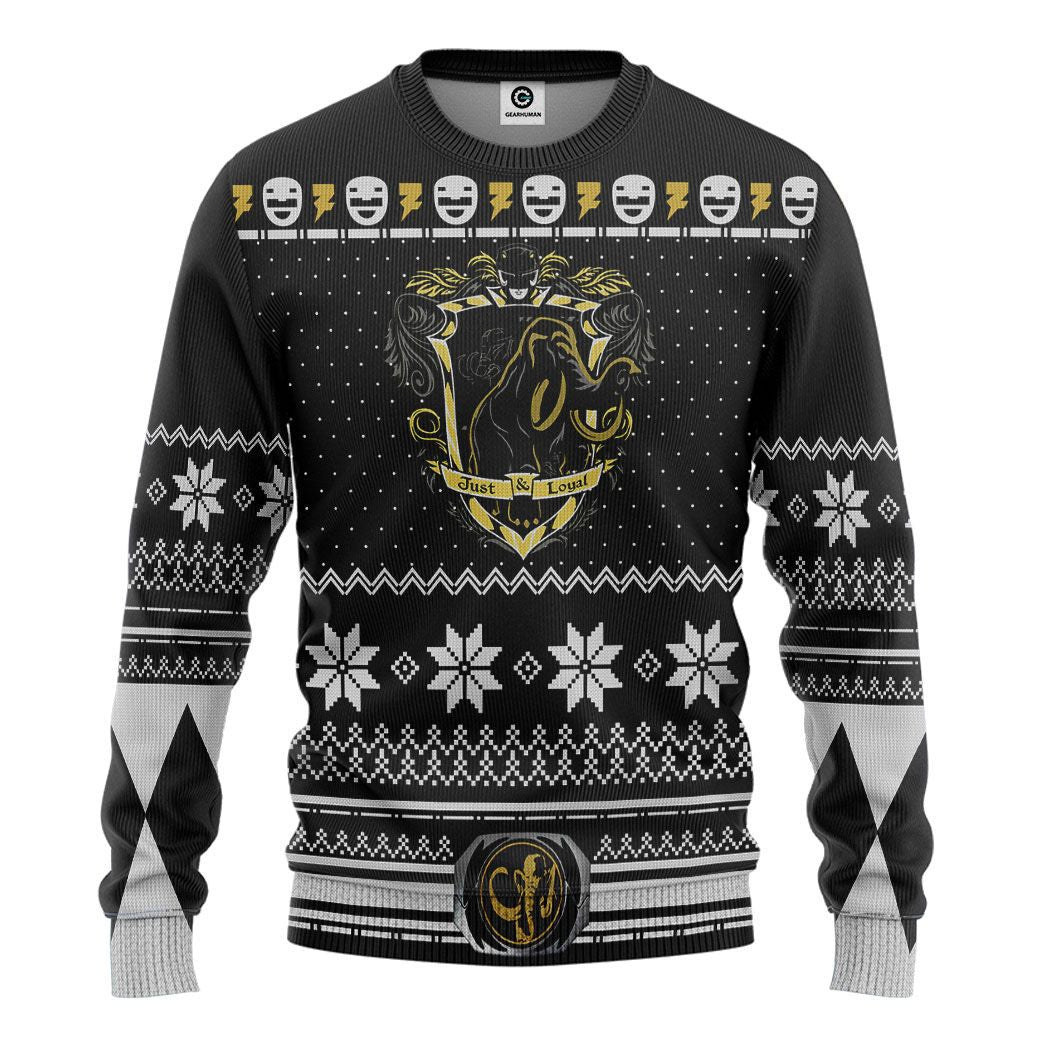 Black Power Ranger Christmas Custom Tshirt Hoodie QT212266Hc