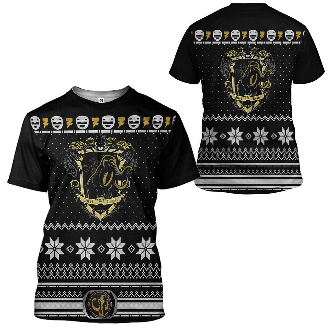 Black Power Ranger Christmas Custom Tshirt Hoodie QT212266Hc