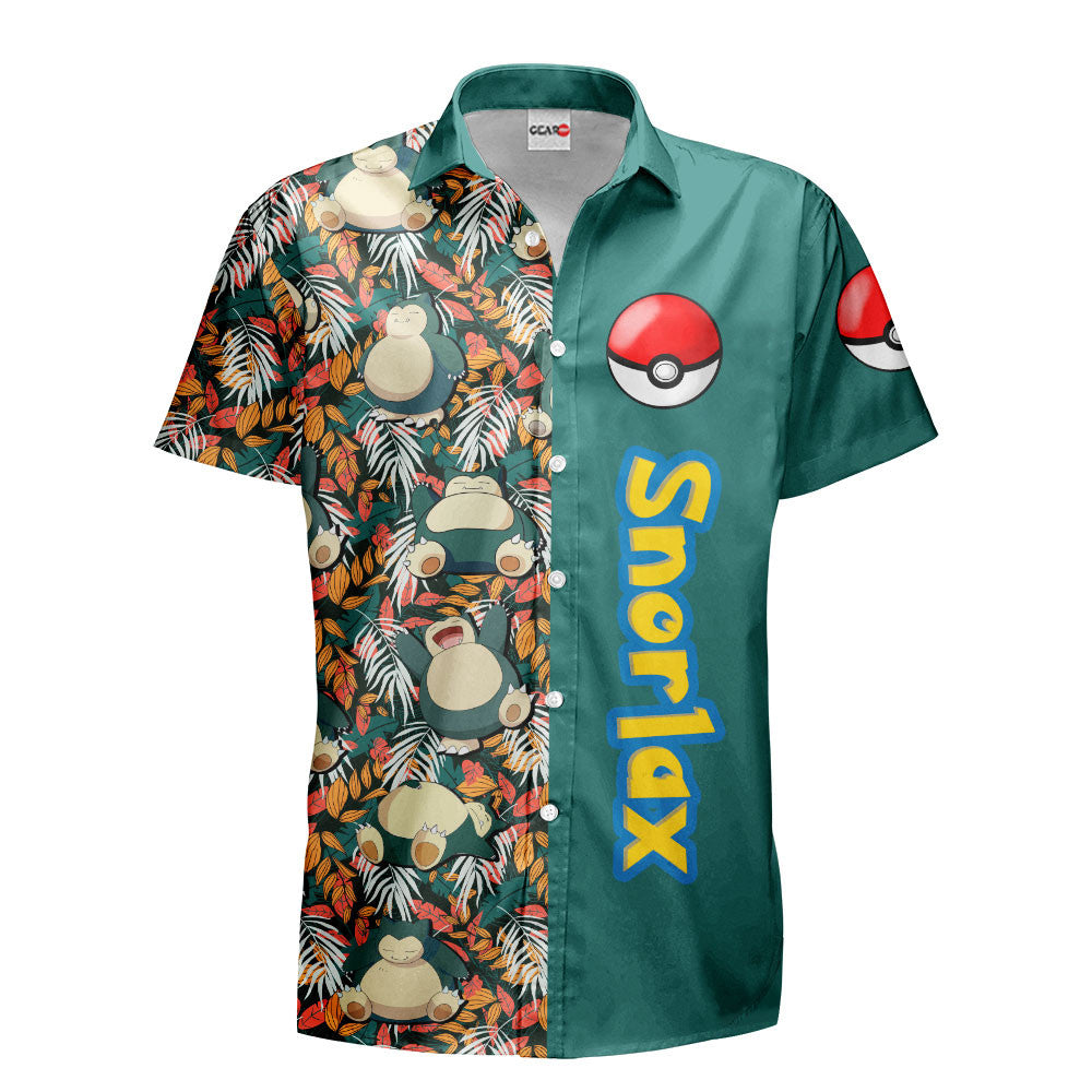 Snorlax Hawaiian Shirt