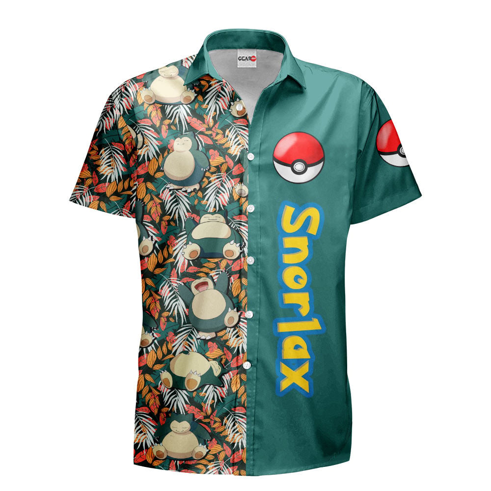 Snorlax Hawaiian Shirt