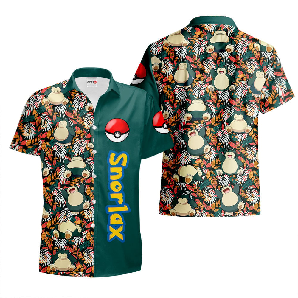 Snorlax Hawaiian Shirt