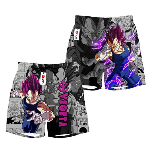 Vegeta Ultra Ego Beach Shorts Manga Edition