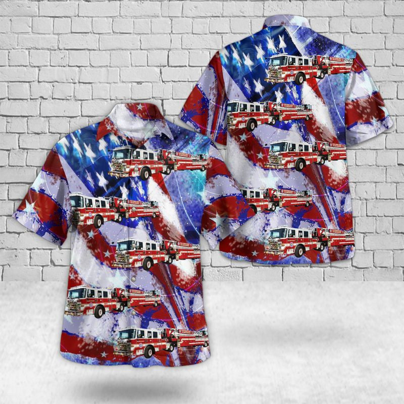 District Heights, Maryland, District Heights Career Fire Station 26, 4th Of July Hawaiian Shirt