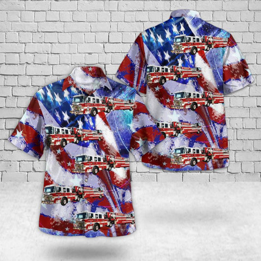 District Heights, Maryland, District Heights Career Fire Station 26, 4th Of July Hawaiian Shirt