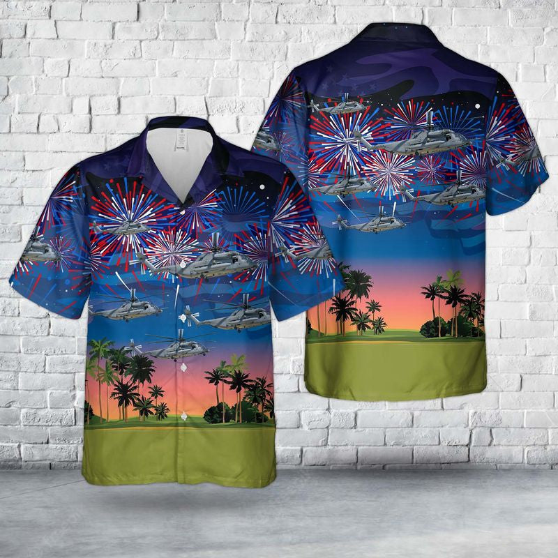 US Air Force Sikorsky MH-53M Pave Low IV 69-5796, 4th Of July Hawaiian Shirt