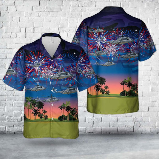 US Air Force Sikorsky MH-53M Pave Low IV 69-5796, 4th Of July Hawaiian Shirt