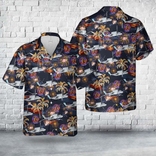US Marine Corps VMM-268 MV-22B Osprey, 4th Of July Hawaiian Shirt