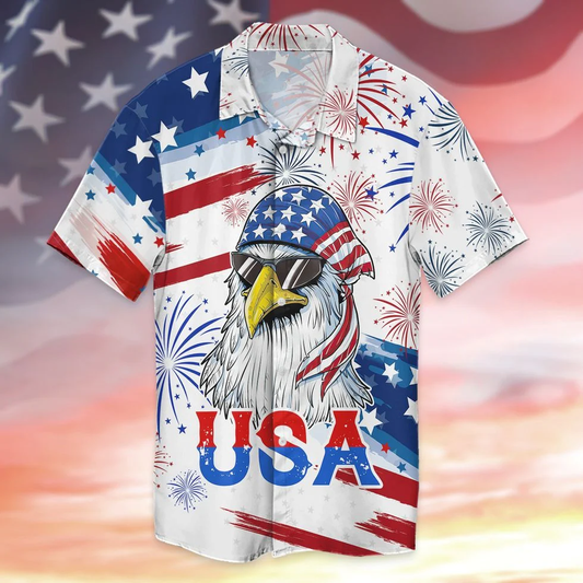 Independence Day Patriotic Hawaiian Shirts For Men And Woman, 4Th Of Jul Hawaii Shirt Gifts