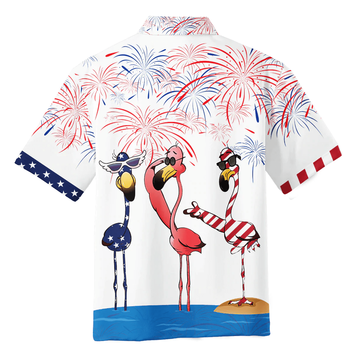 Flamingo Hawaiian Shirt, Independence Day Is Coming Gift, Funny Flamingo Hawaii Aloha Shirt Full Print