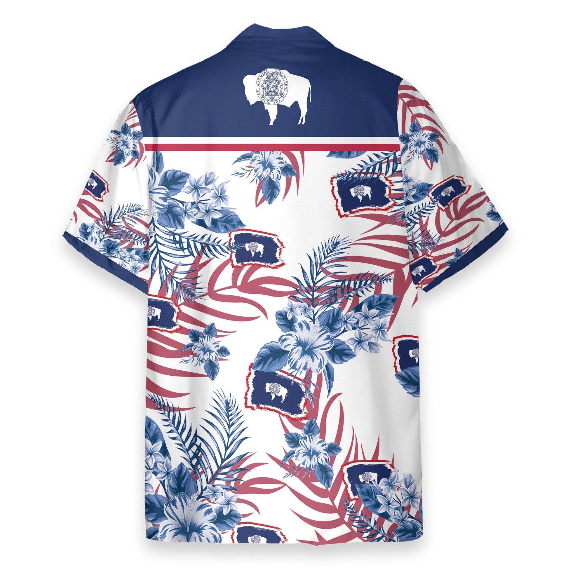 Wyoming Men's Button's Up Shirts - Hawaiian Shirt