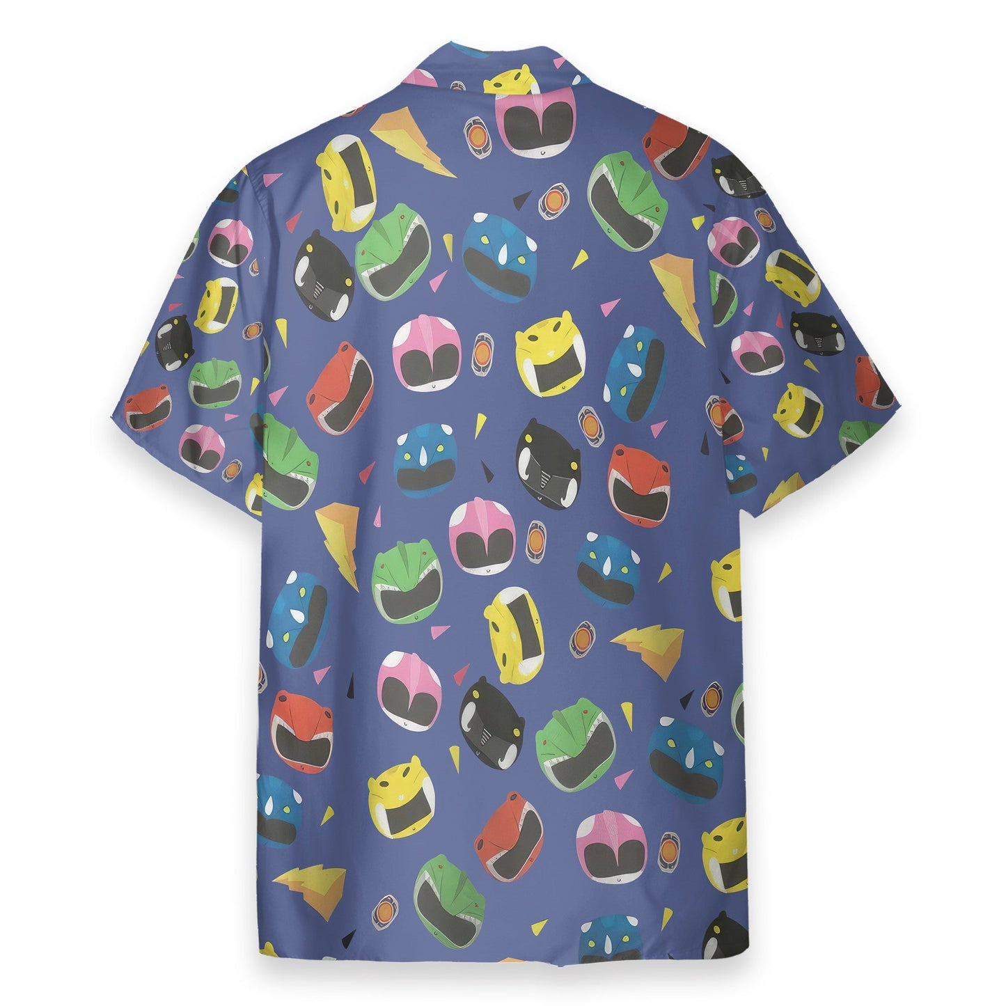 Mighty Morphin Power Rangers Cosplay Costumes - Hawaiian Shirt & Beach Shorts