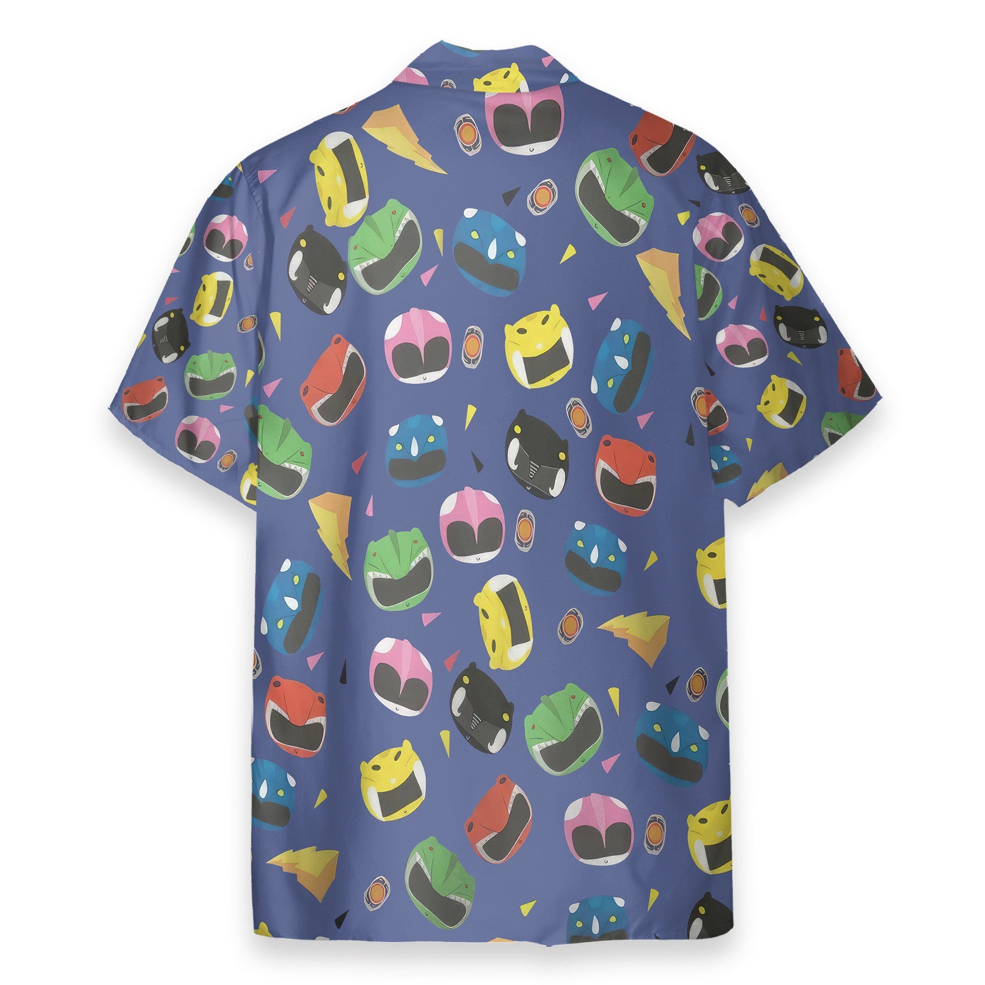 Mighty Morphin Power Rangers Cosplay Costumes - Hawaiian Shirt & Beach Shorts