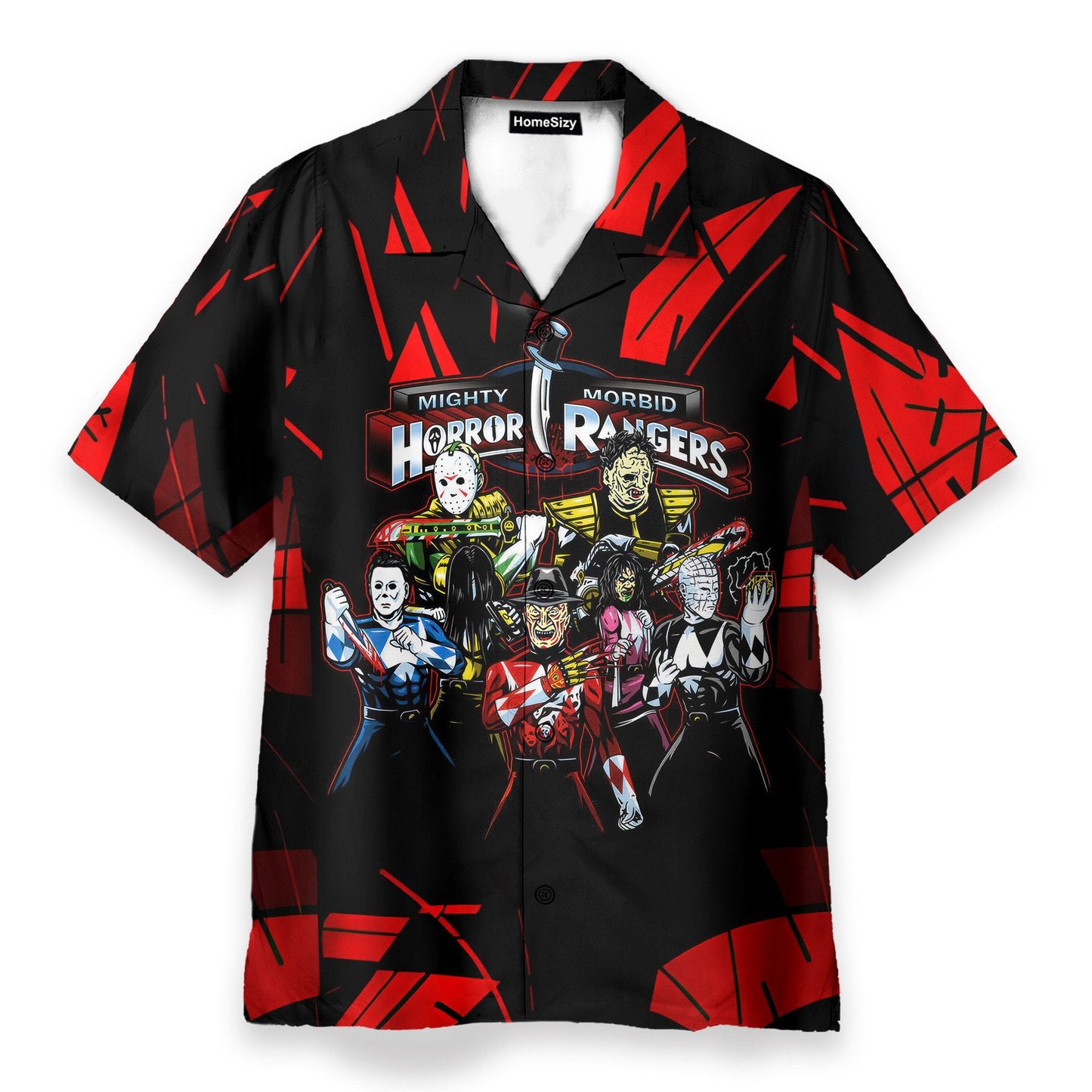 3D Horror Rangers Custom Cosplay Hawaiian Shirt QT305180Lb