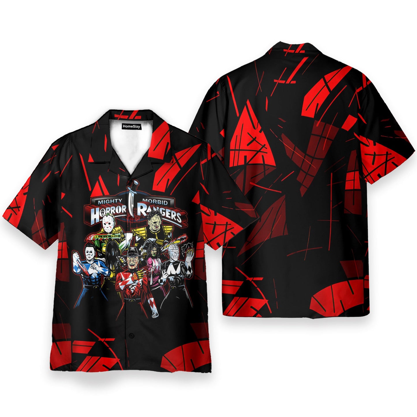 3D Horror Rangers Custom Cosplay Hawaiian Shirt QT305180Lb