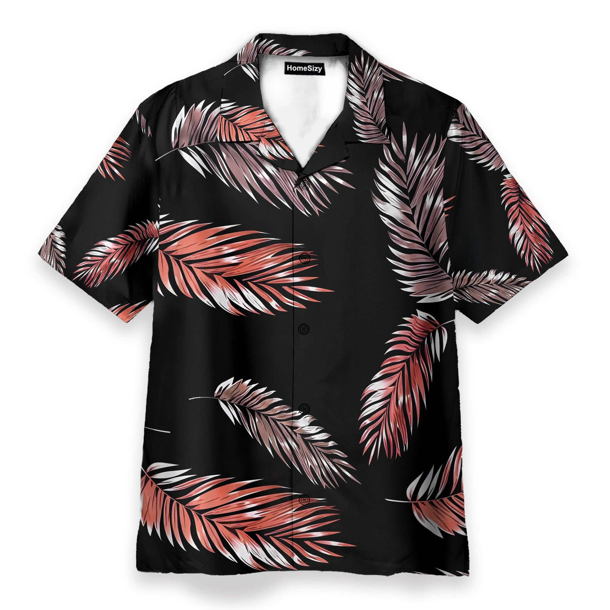 Awesome Leaves Men's Button's Up Shirts - Hawaiian Shirt & Beach Shorts