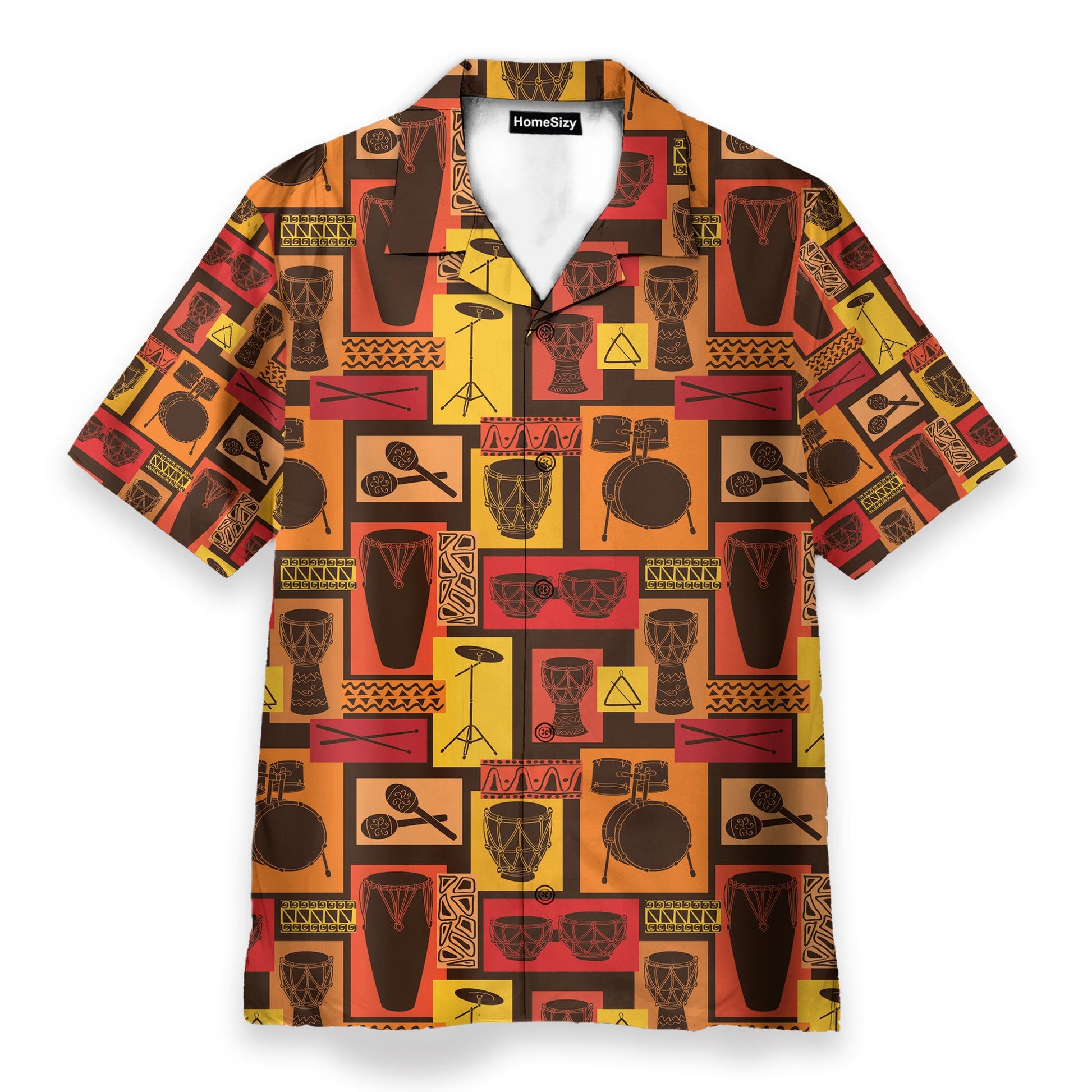 Drums Percussion Sets Egyptian - Hawaiian Shirt & Beach Shorts