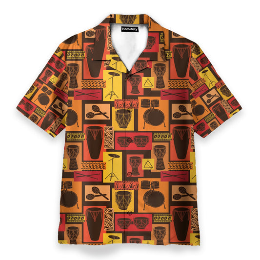 Drums Percussion Sets Egyptian - Hawaiian Shirt & Beach Shorts