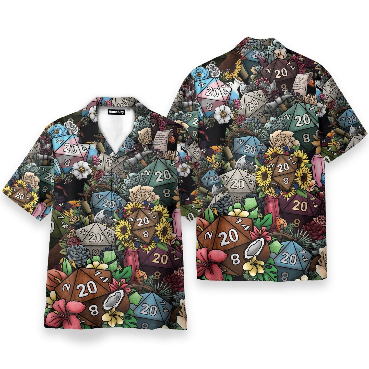 Shirts Dice Luck Is In Small Things - Hawaiian Shirt