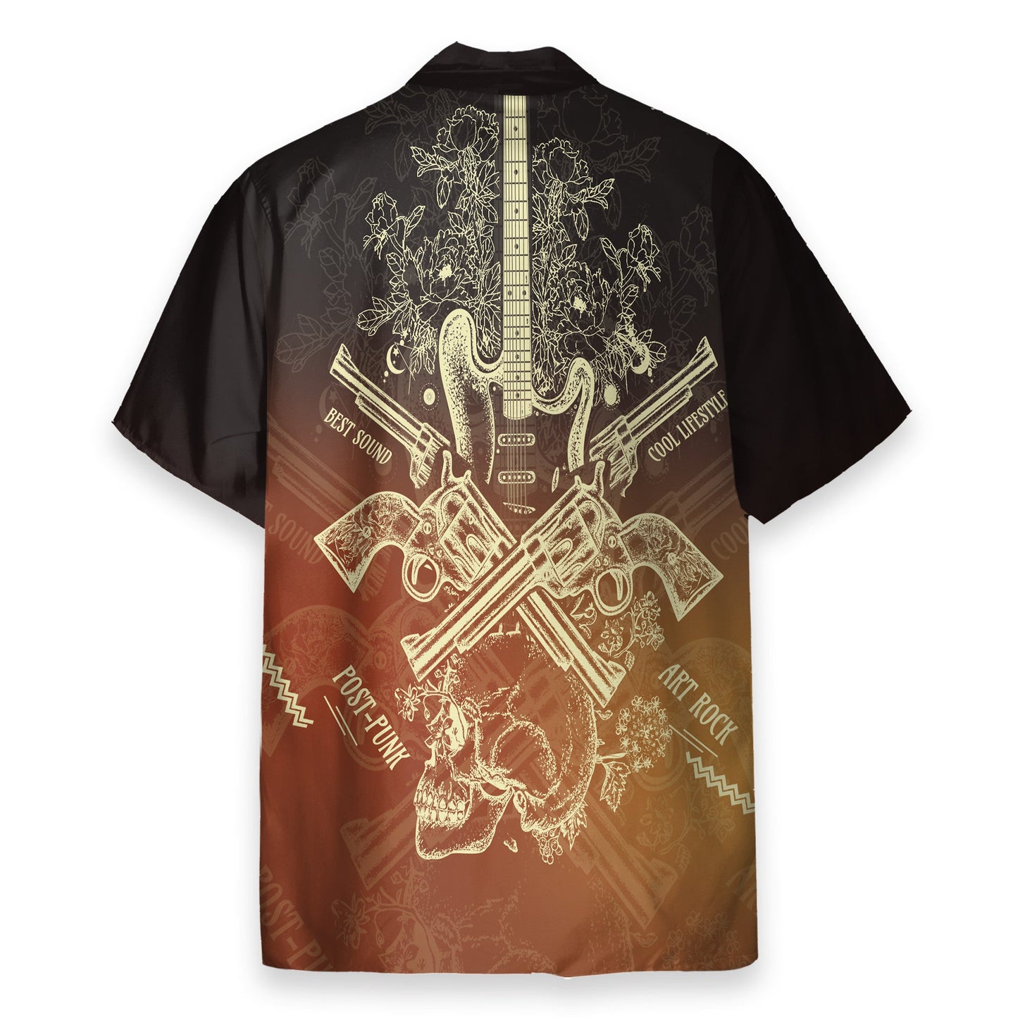 Live Rock And Roll Music Guitar Rock - Hawaiian Shirt