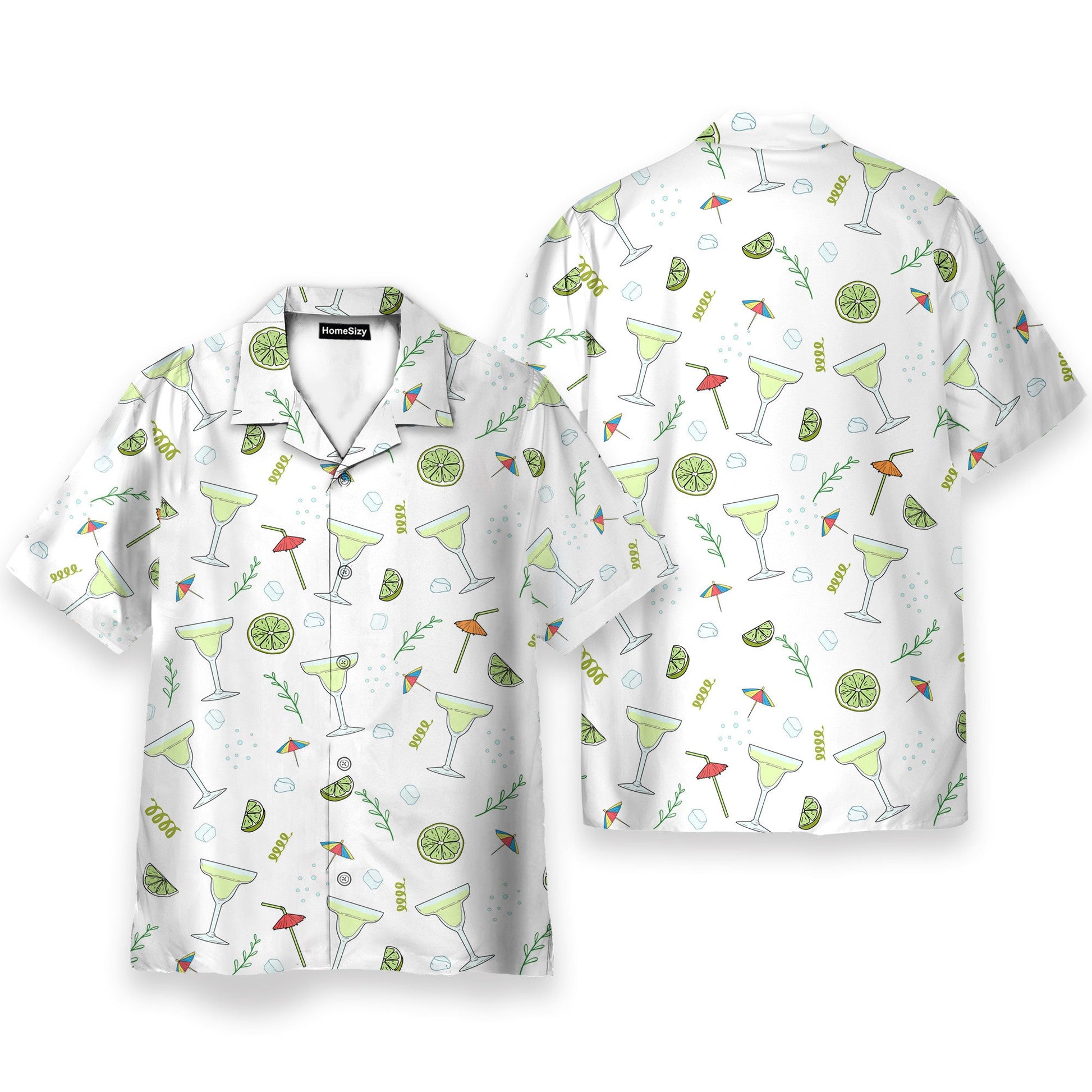 Amazing Margarita Men's Button's Up Shirts - Hawaiian Shirt & Beach Shorts
