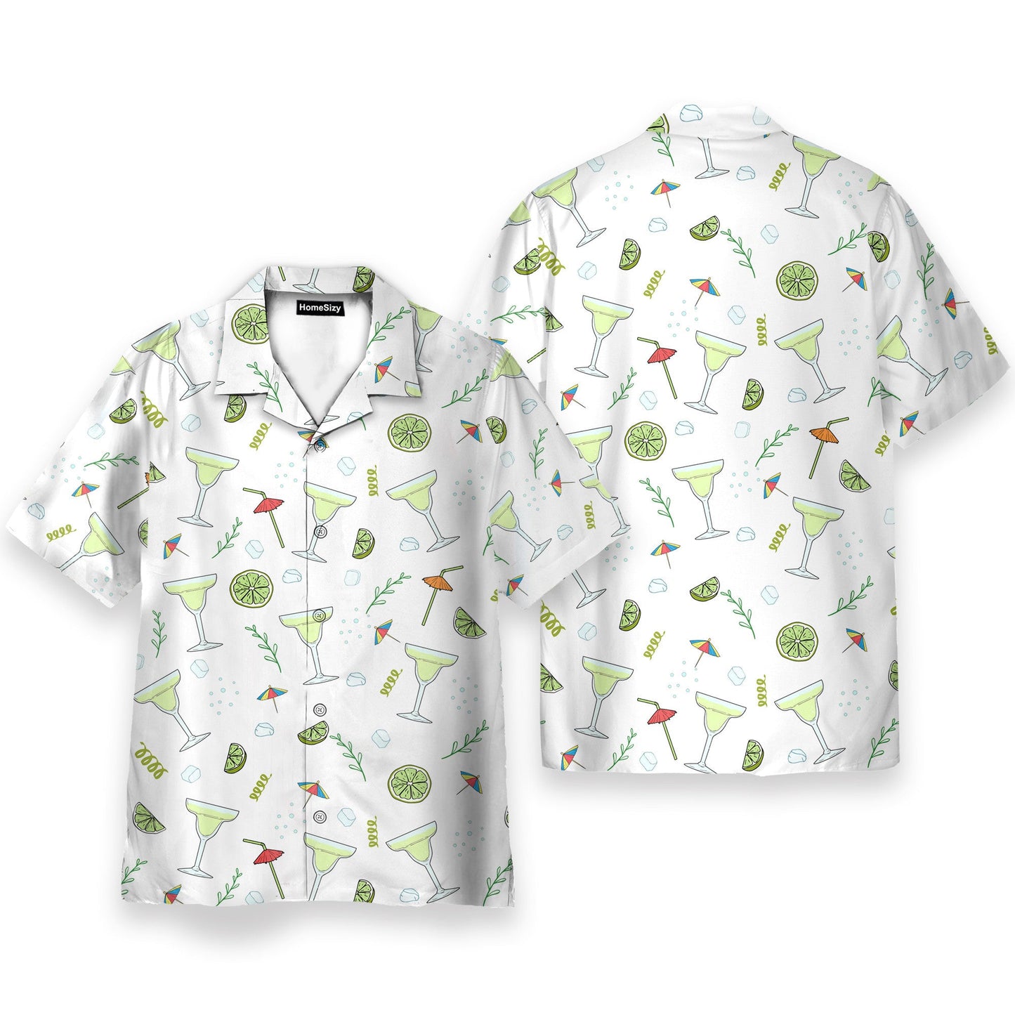 Amazing Margarita Men's Button's Up Shirts - Hawaiian Shirt & Beach Shorts