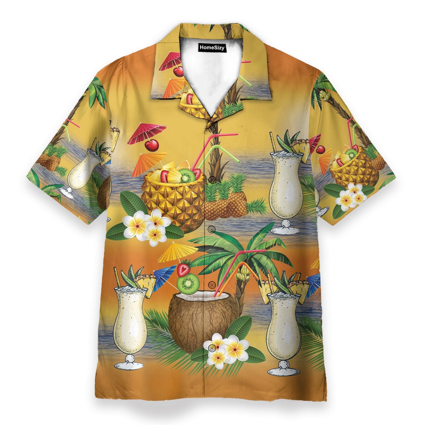Aloha Summer Paradise Pina Colada - Hawaiian Shirt