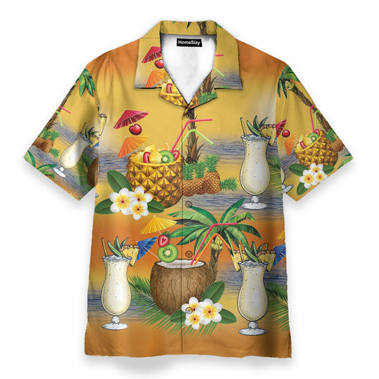 Aloha Summer Paradise Pina Colada - Hawaiian Shirt