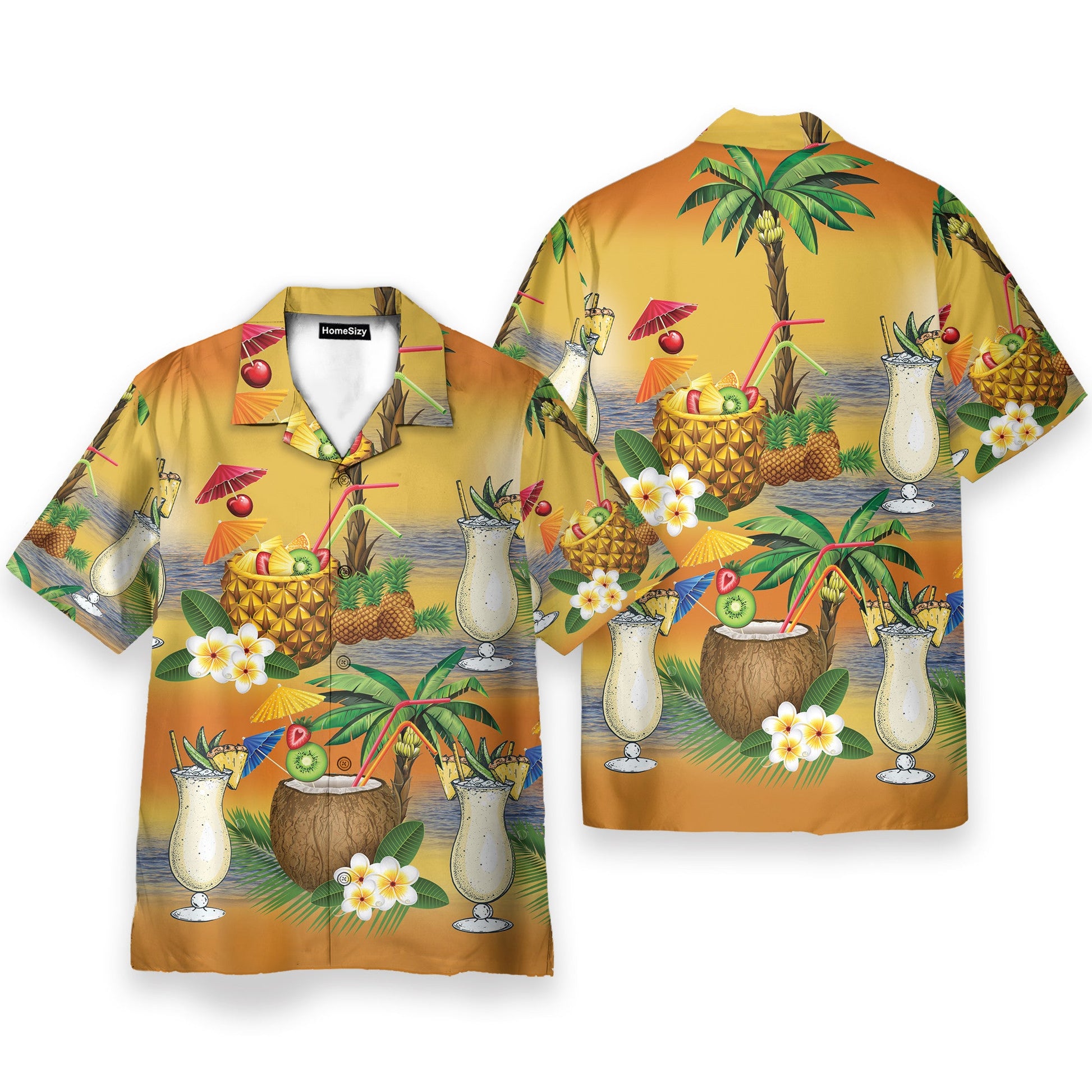 Aloha Summer Paradise Pina Colada - Hawaiian Shirt