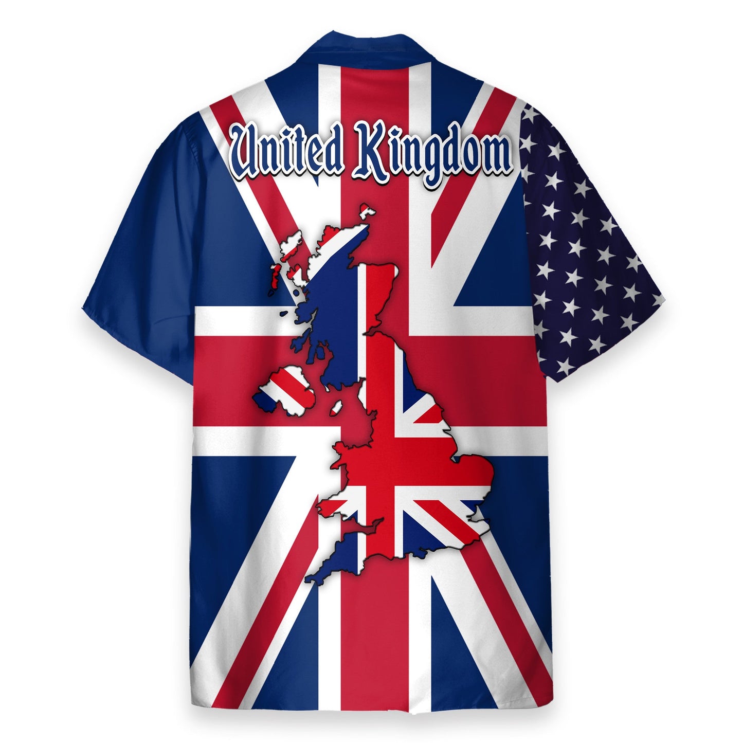 Graphic United Kingdom Flag - Hawaiian Shirt