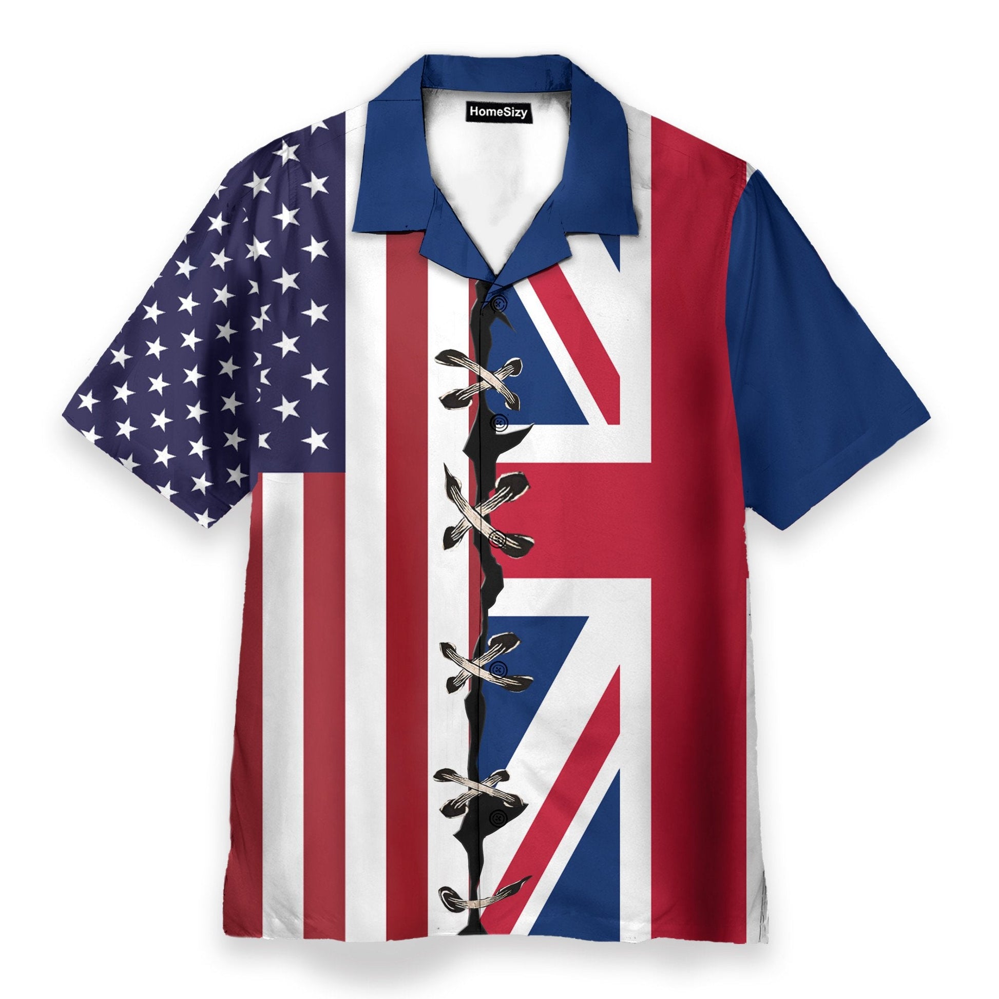 Graphic United Kingdom Flag - Hawaiian Shirt