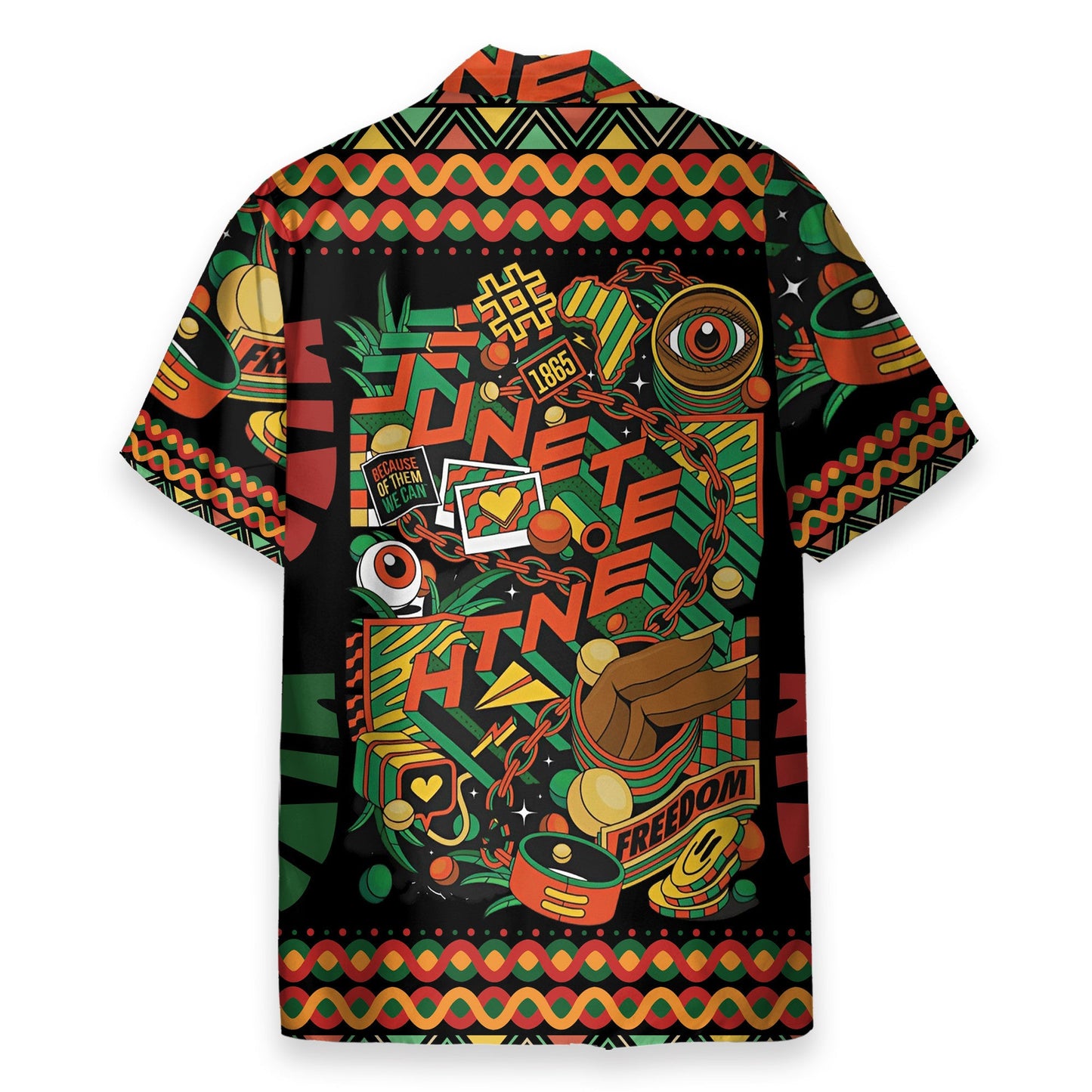 Freedom Symbol For Juneteenth Day - Hawaiian Shirt