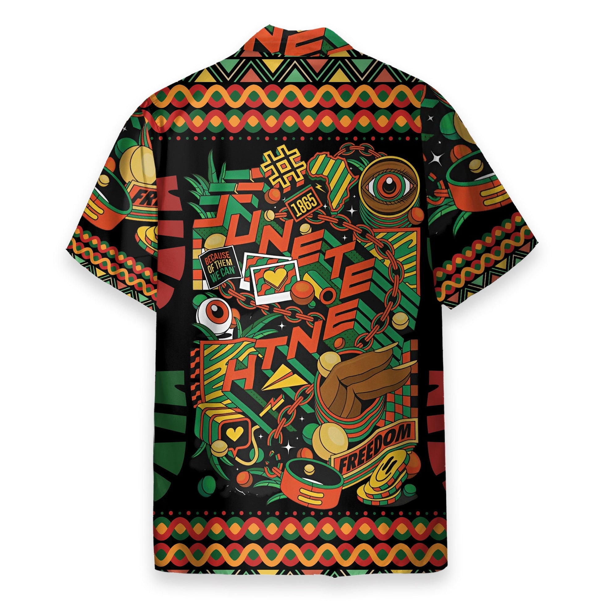 Freedom Symbol For Juneteenth Day - Hawaiian Shirt