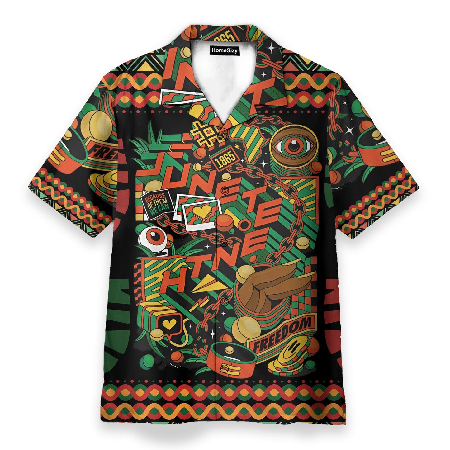 Freedom Symbol For Juneteenth Day - Hawaiian Shirt
