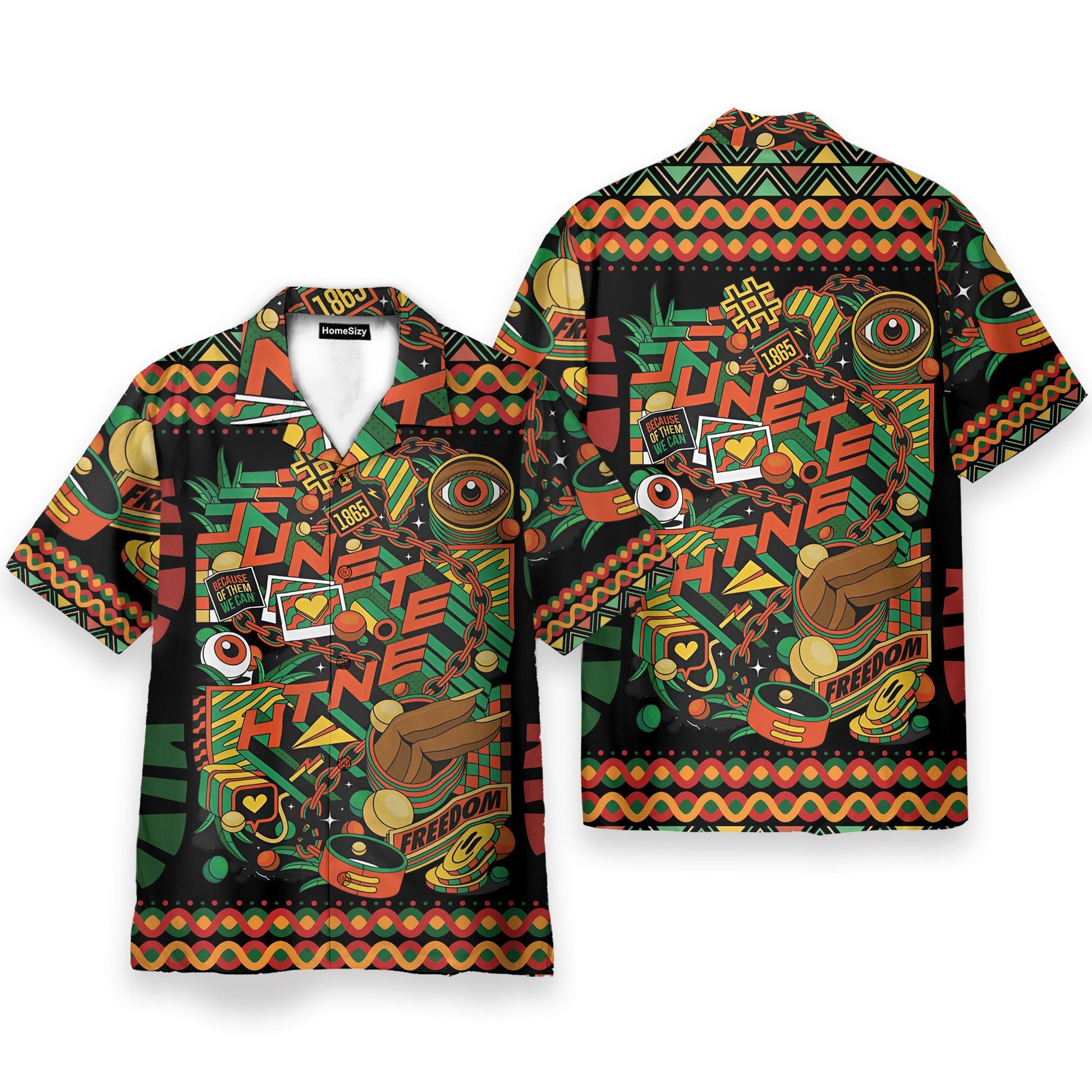 Freedom Symbol For Juneteenth Day - Hawaiian Shirt