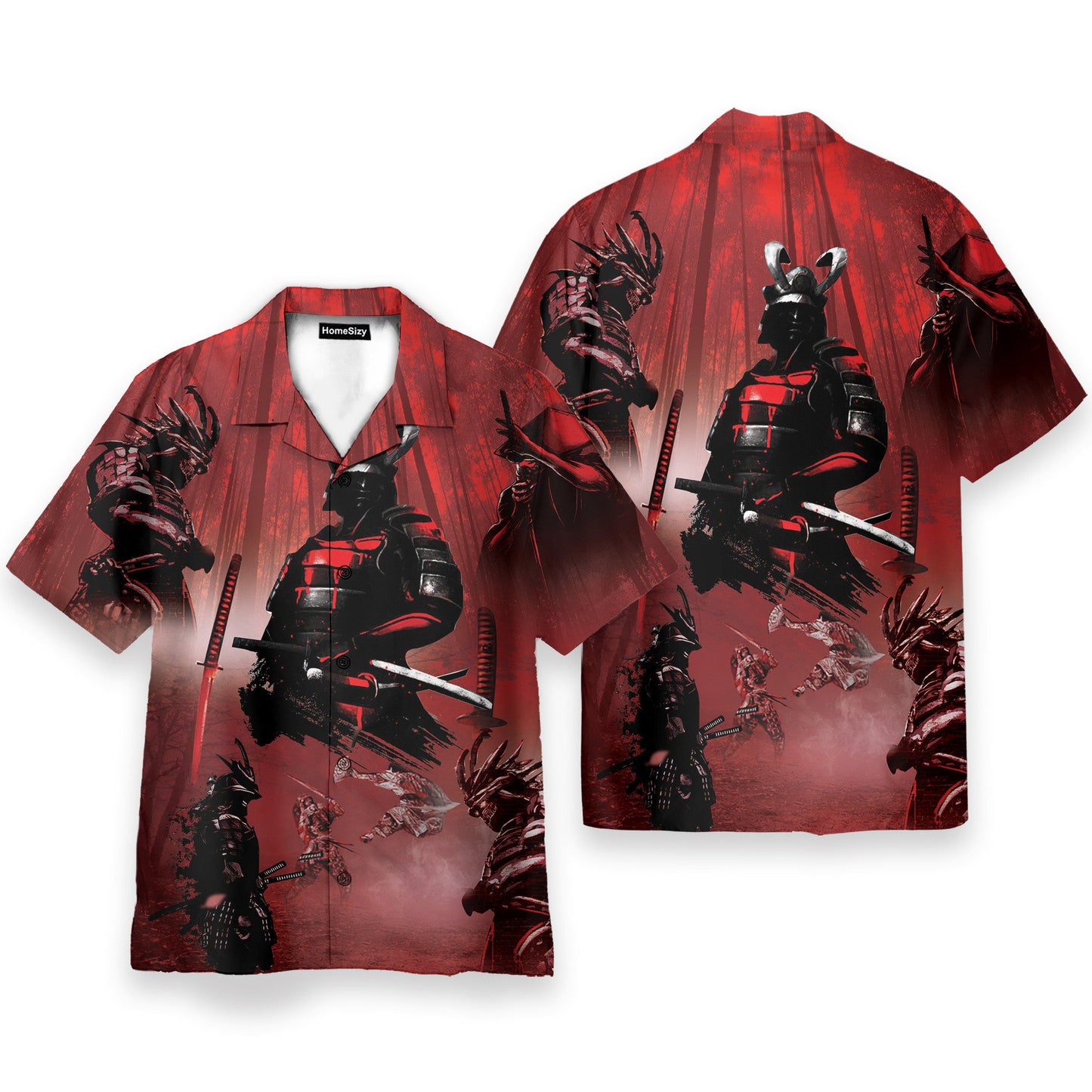 Samurai Combat Japanese Style - Hawaiian Shirt