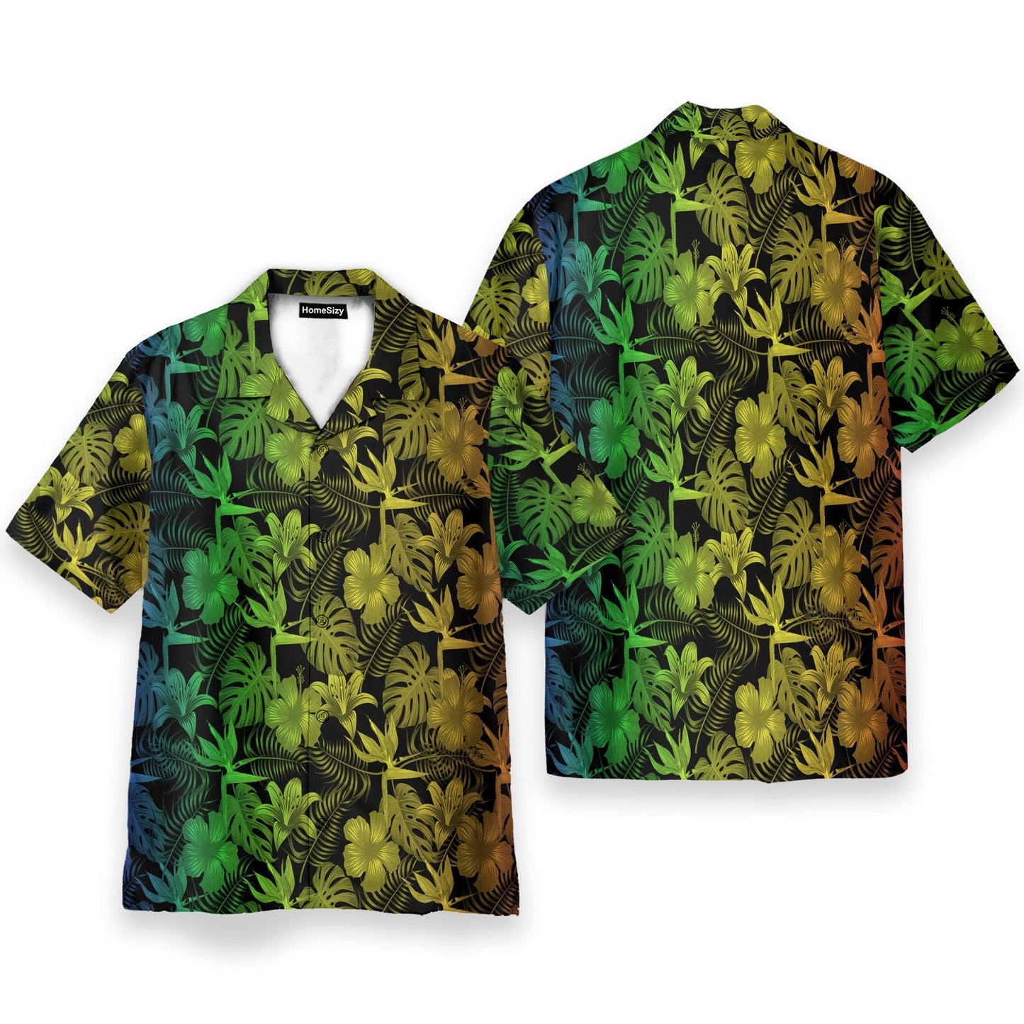 Light Colorful Tropical - Hawaiian Shirt & Beach Shorts