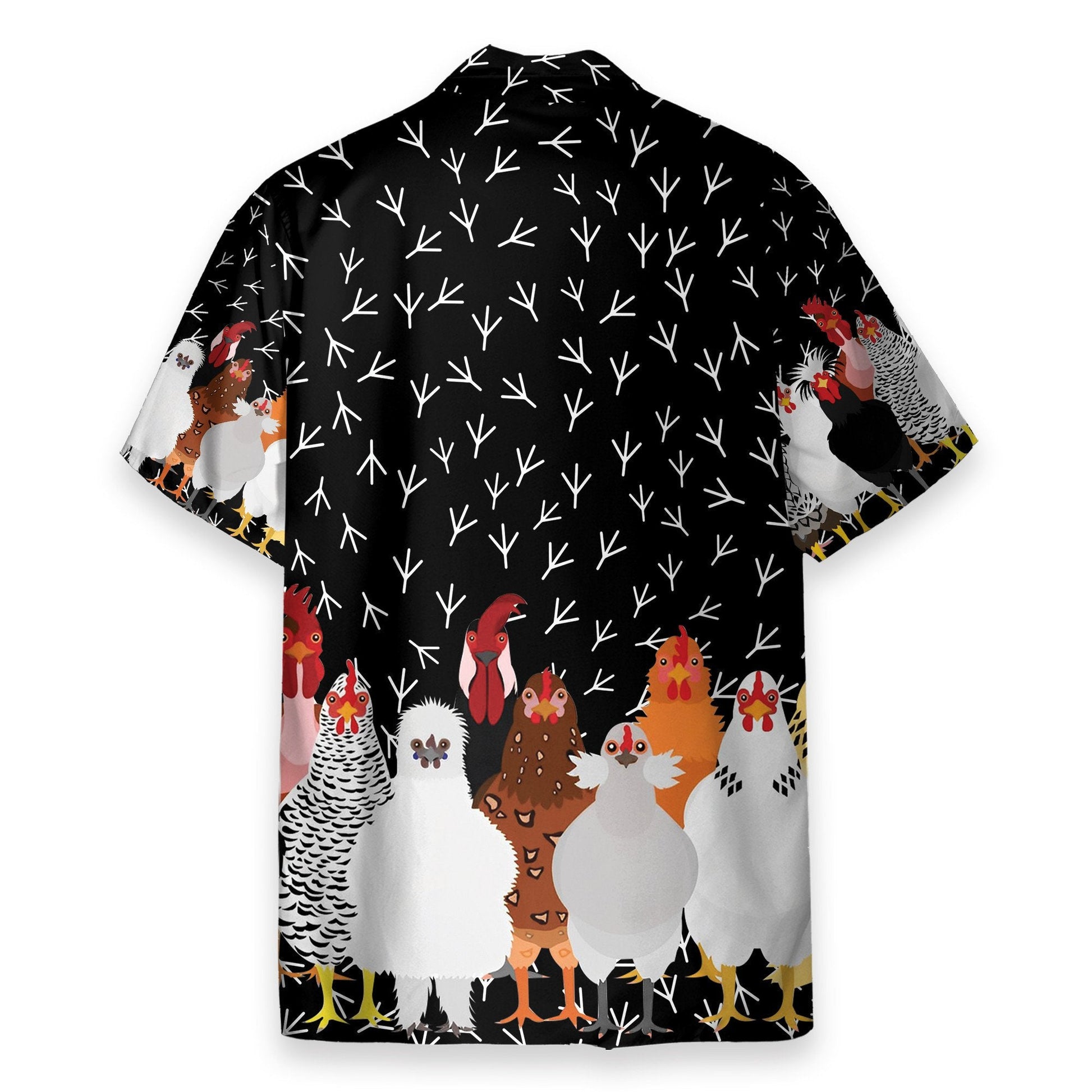 Awesome Chicken Funny Button's Up Shirts - Hawaiian Shirt
