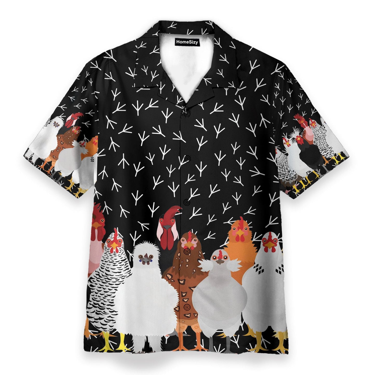 Awesome Chicken Funny Button's Up Shirts - Hawaiian Shirt