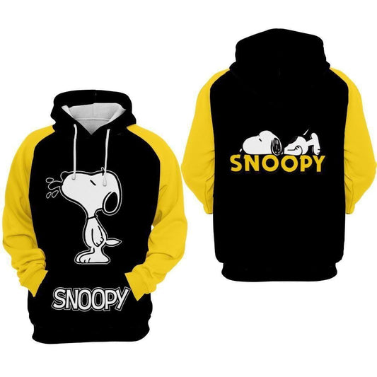 Snoopy The Peanuts, Vintage Snoopy Ver9 Aop Hoodie