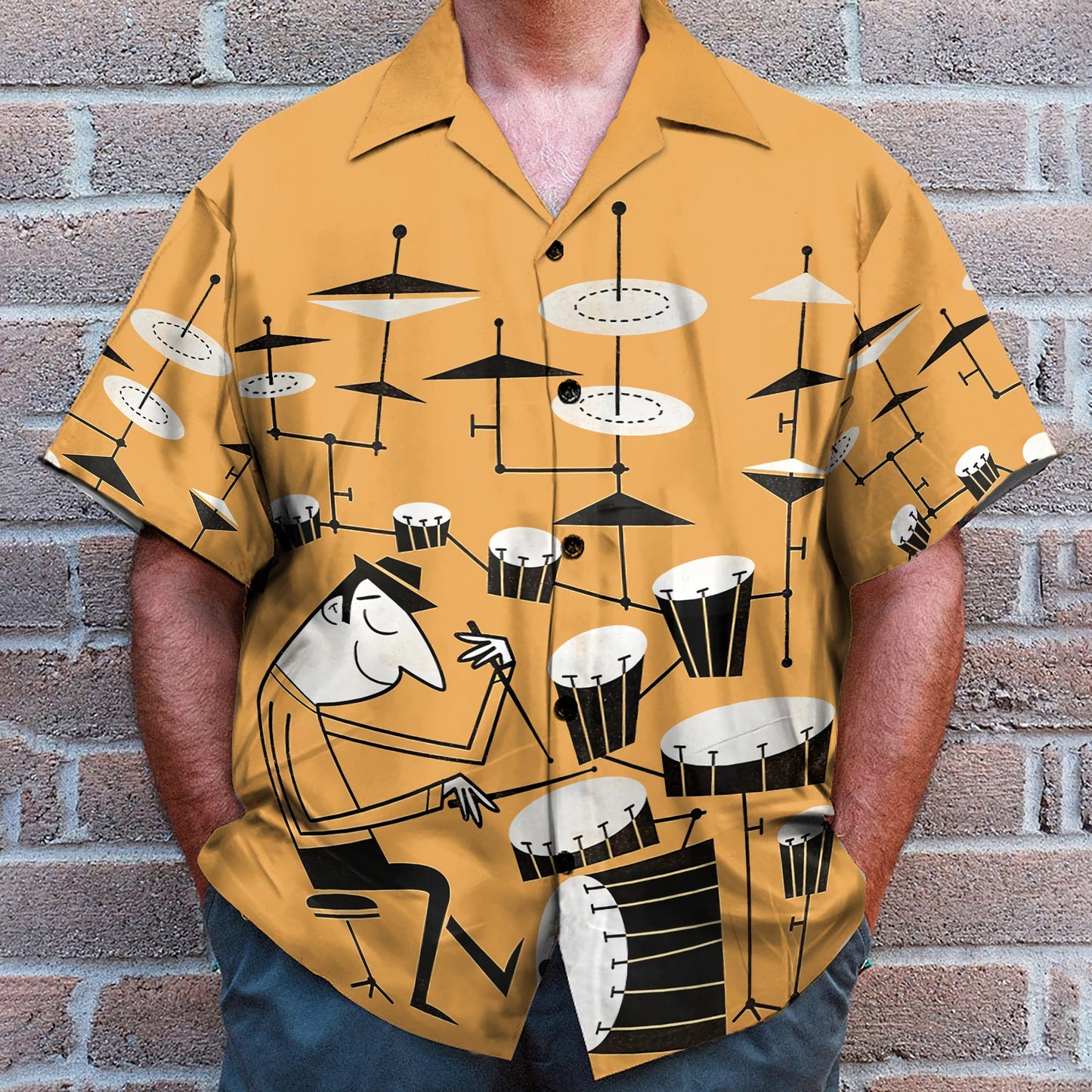 Play That Beat Drummer - Hawaiian Shirt