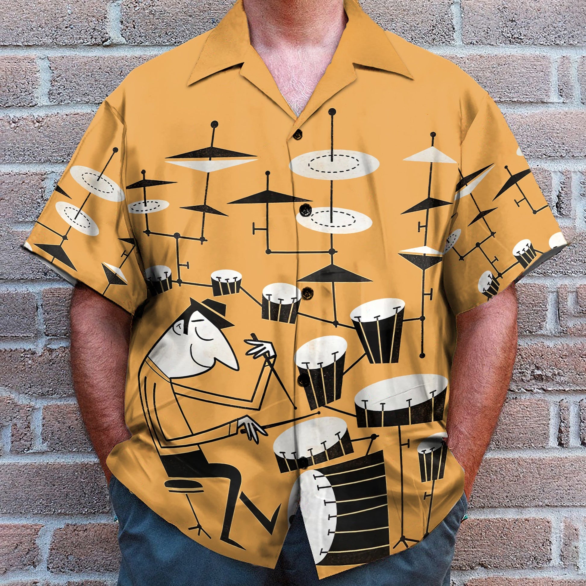 Play That Beat Drummer - Hawaiian Shirt
