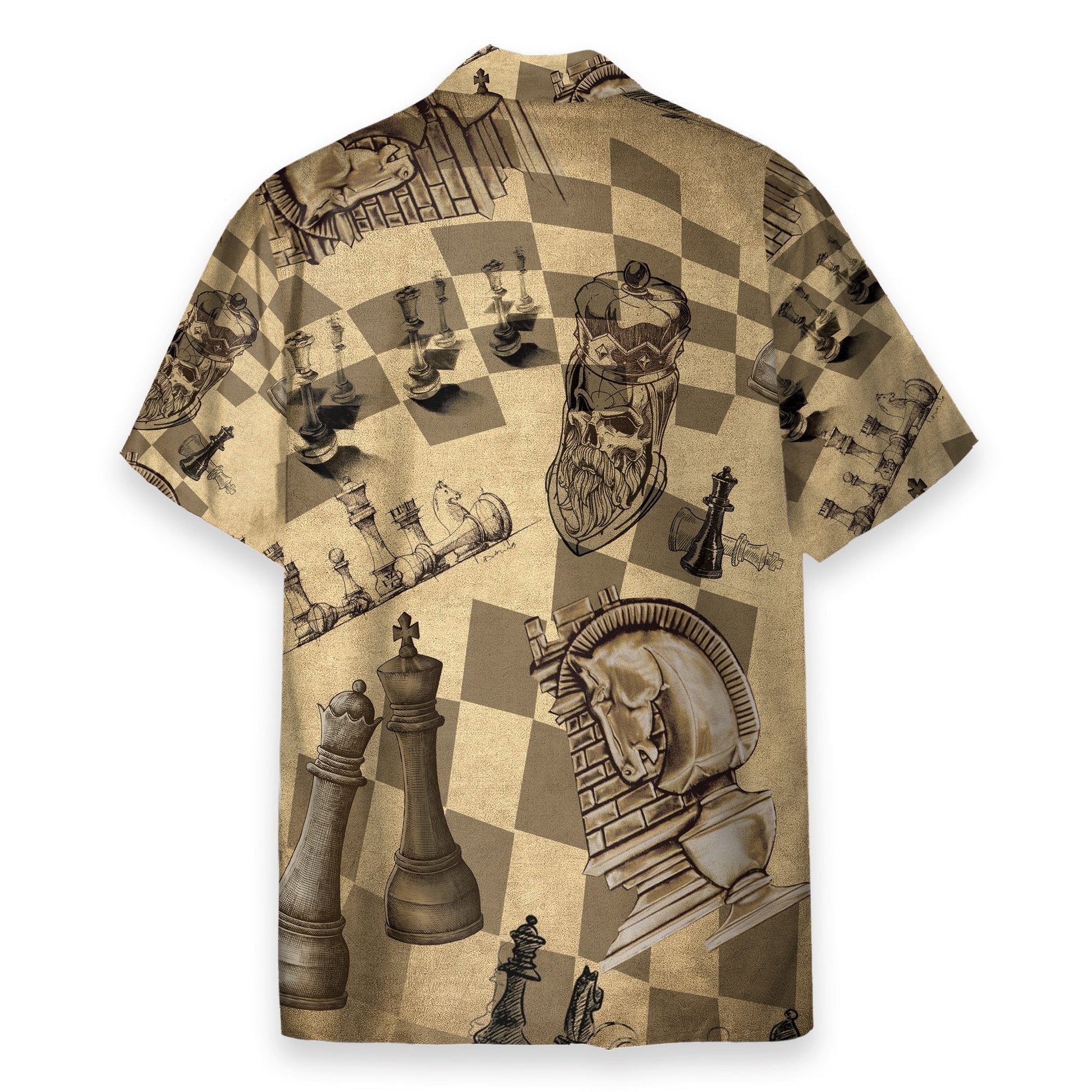 Amazing Chess Men's Button's Up Shirts - Hawaiian Shirt