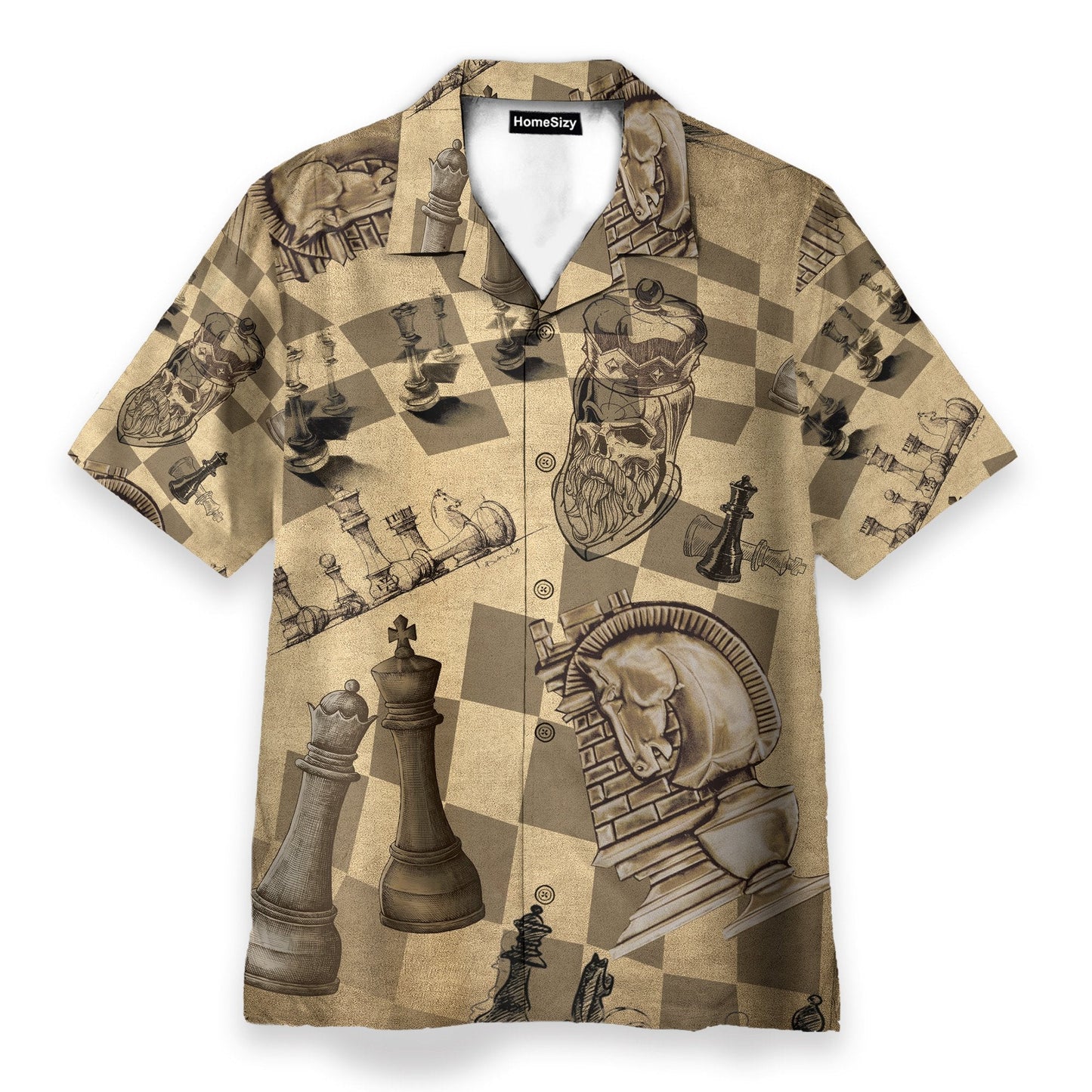Amazing Chess Men's Button's Up Shirts - Hawaiian Shirt