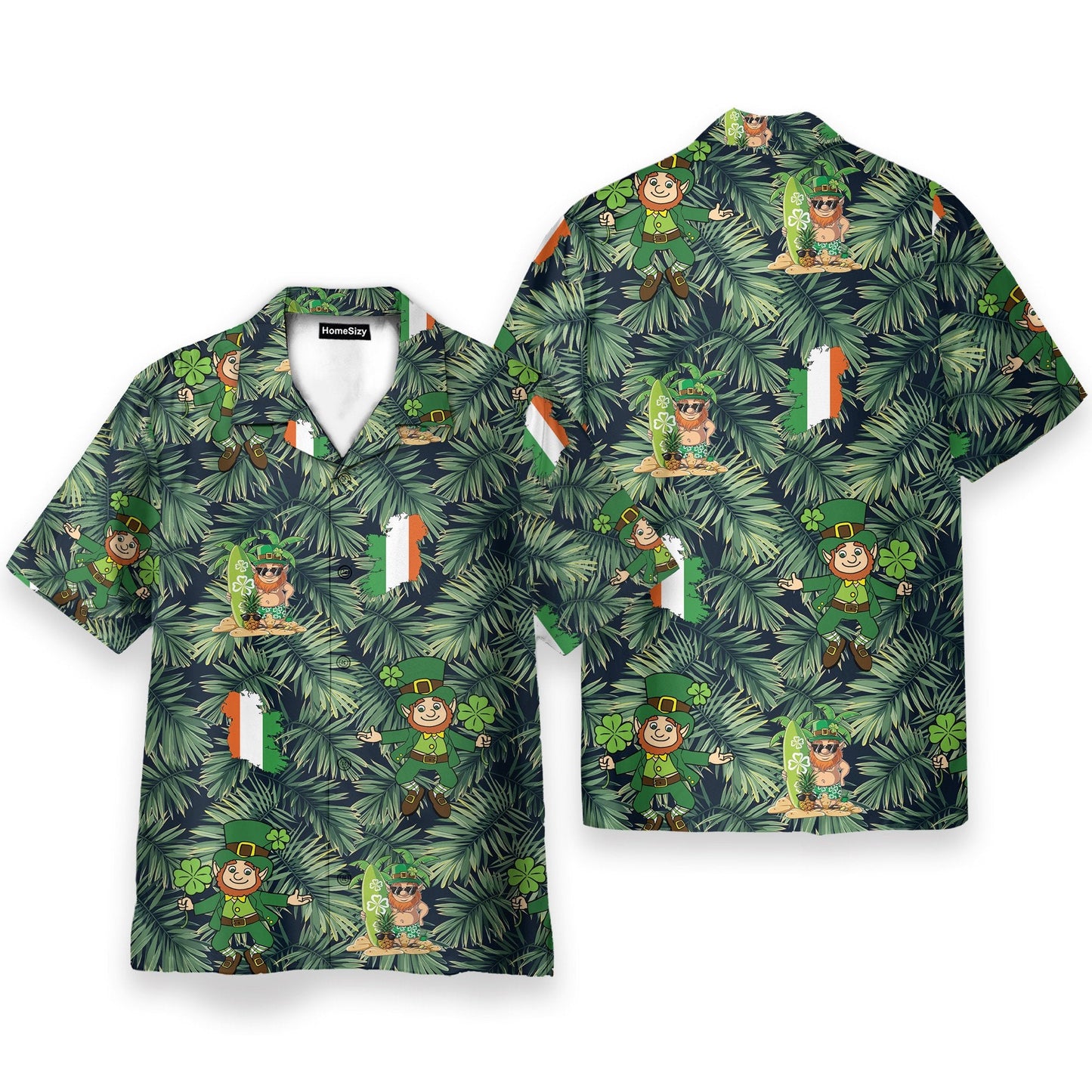 Irish Menshirt Men's Button's Up Shirts - Hawaiian Shirt