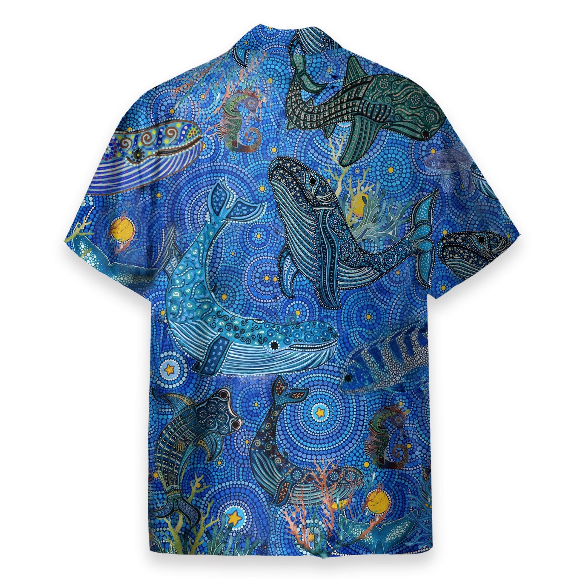 Amazing Whale Men's Button's Up Shirts - Hawaiian Shirt