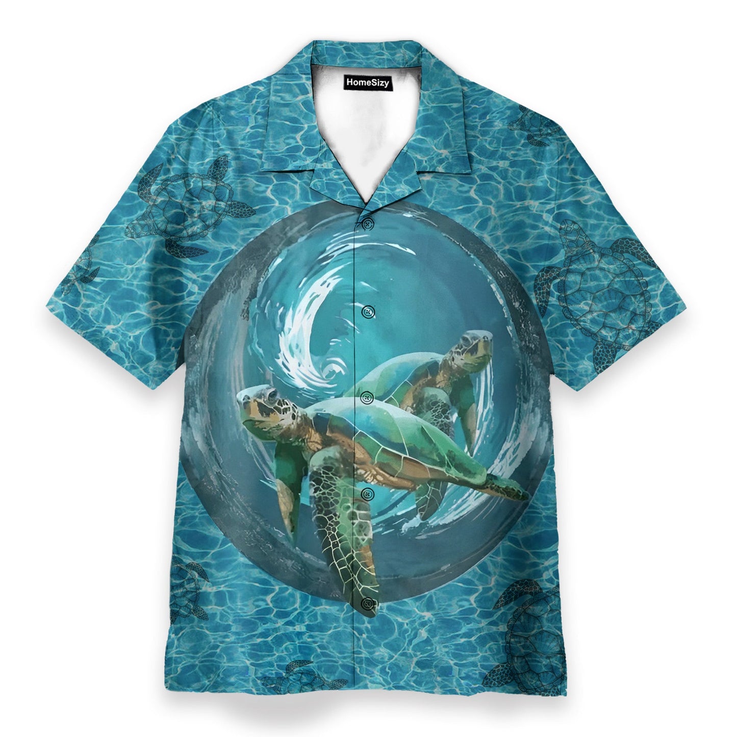 Turtles In The Ocean - Hawaiian Shirt