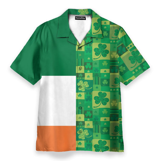 Irish Saint Patrick's Day Men's Button's Up Shirts - Hawaiian Shirt