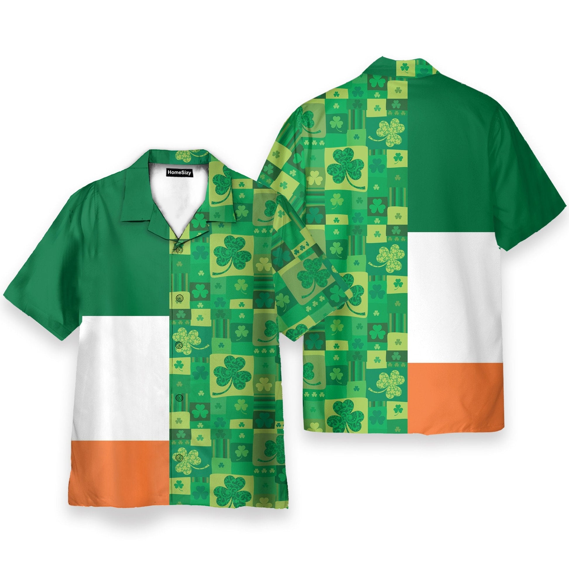 Irish Saint Patrick's Day Men's Button's Up Shirts - Hawaiian Shirt